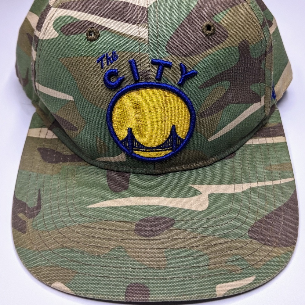 Golden State Warriors Camo The City Snapback Hat
